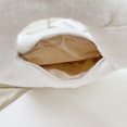 thumbnail image 3 of Felpa Color Sólido Nube Bolso Mujer Invierno Pequeño Monedero (blanco), 3 of 9