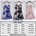 thumbnail image 2 of Femmes Sexy Robe Florale Sling Vêtements de Nuit, 2 of 5