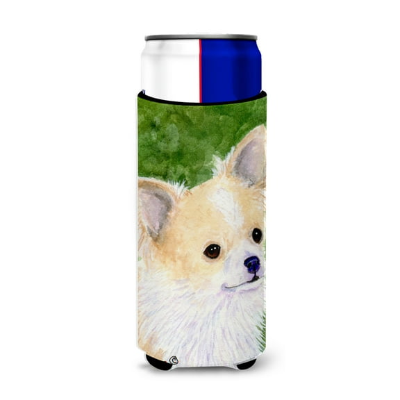 Caroline's Treasures SS8788MUK Chihuahua Ultra Hugger for slim cans, Slim Can, multicolor
