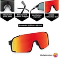 thumbnail image 4 of Gafas de Sol OULAIQI para Béisbol Hombre y Mujer Protección UV400, 4 of 7