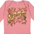thumbnail image 4 of Inktastic Oktoberfest Banner with Orange Autumn Leaves Boys or Girls Long Sleeve Baby Bodysuit, 4 of 5