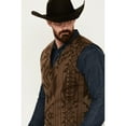thumbnail image 2 of Cody James Men's Southwestern Print Jacquard Vest - CJSP24V15-BRN X-, 2 of 4