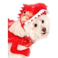 thumbnail image 2 of T-Rex Dinosaur Halloween Dog Cat Costume, Red, M, 2 of 3