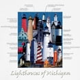 thumbnail image 3 of CafePress - Lighthouses Of Michigan Sweatshirt - Crew Neck Sweatshirt, 3 of 4