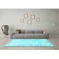 thumbnail image 3 of Ahgly Company Indoor Rectangle Persian Light Blue Bohemian Area Rugs, 2' x 4', 3 of 4