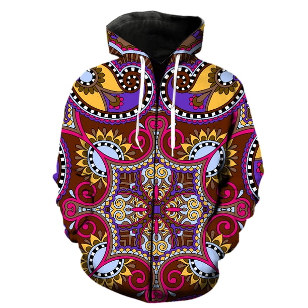 Sudadera con capucha de manga larga con cremallera estilo nacional retro para hombre, gran oferta 2024, divertidas sudaderas casuales para adolescentes, sudaderas unisex de gran tamaño con estampado 3