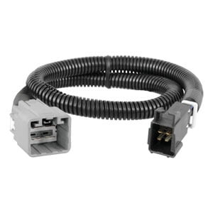 Curt; Curt Attelage 51438 Système de Frein de Remorque Connecteur/ Harnais Compatible avec Toute Commande de Frein de Remorque Enfichable Directement; Style 2 Prises; Ensaché