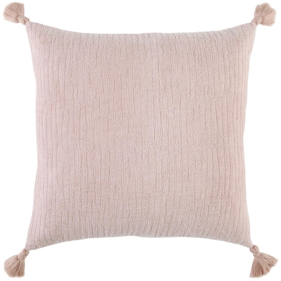 Rizzy Pillow Woven Knife Edged Blush 17"x17"x9"