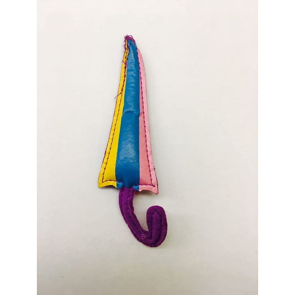 Mini Rainbow Umbrella 5" Craft Purple Handle Toy New