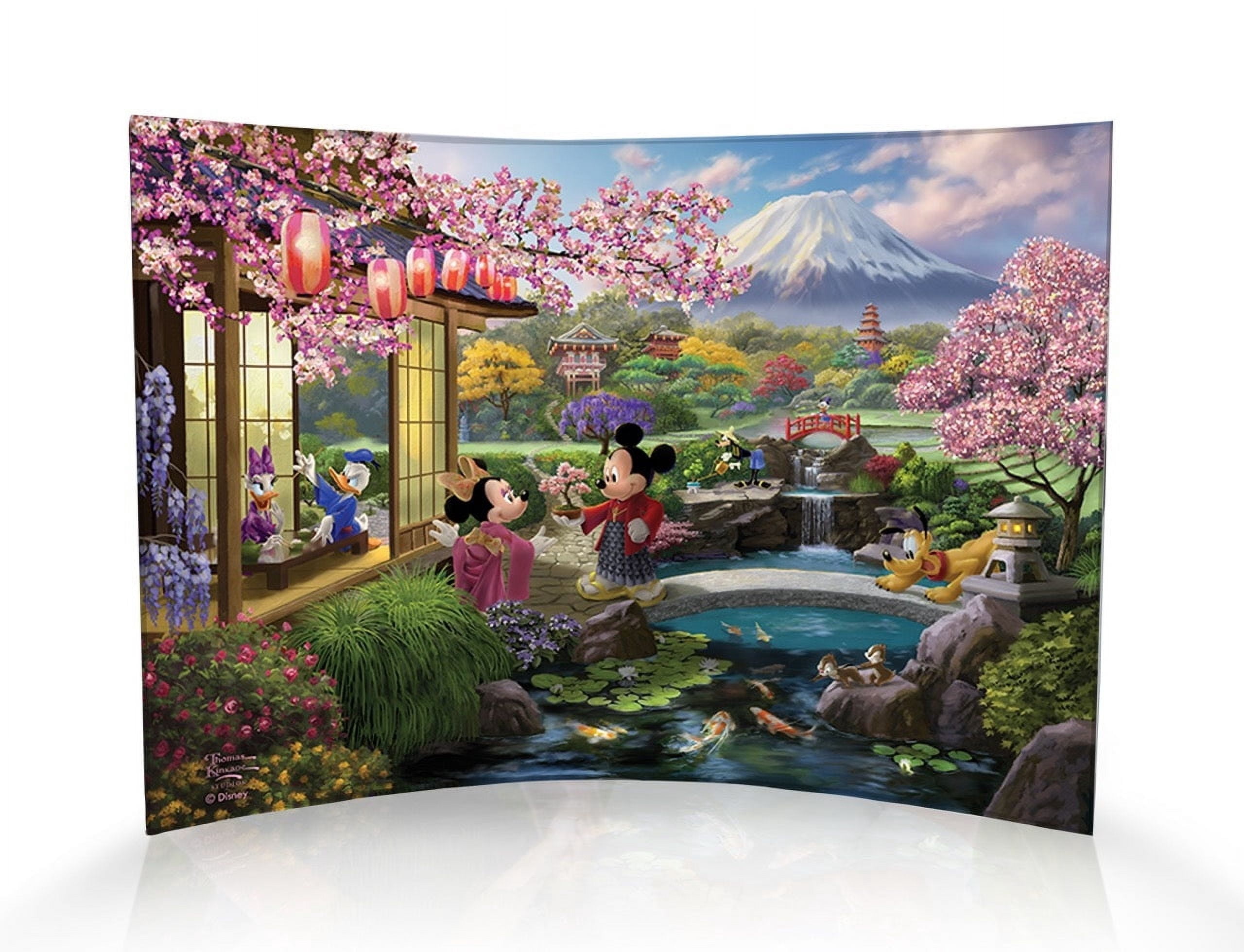 Disney Parks Mickey Minnie a Jolly Holiday Deluxe Print by Maher