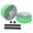 Green, variant on Rupoun Bicycle Handlebar Tape Anti Slip Road Bike Handle Bar Wraps with End Plugs for Road Cycling, Blue PU + EVA Material, Perforated Breathable Grip Tape (7.48 inches / 19 cm, Pack of 2 Rolls)