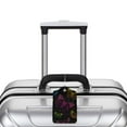 thumbnail image 5 of Disketp 4 Pcs Luggage Tag For Suitcase,Butterfly Leather Baggage Tag With Stainless Steel Loop Privacy Cover For Women Men Girls, 5 of 5