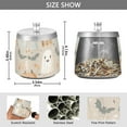 thumbnail image 2 of Yayeee Ashtray with Lid for Cigarette Smokeless Stainless Steel Home Ash Holder, Halloween Ghosts, 2 of 7