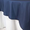 thumbnail image 6 of Efavormart 85" x 85" Dark Blue Faux Denim Polyester Table Overlays Square Tablecloth Cover For Wedding Party Event Banquet, 6 of 9