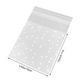 thumbnail image 3 of Food Storage Bags,Self Adhesive Cookie Bags White Dots Bags Candy Bags Bags 100Pcs Self Adhesive Christmas DIY Cooky Candy Bags, 3 of 6