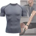 thumbnail image 3 of Playera Licra Deportiva Compresión Correr Manga Corta Gym, 3 of 7