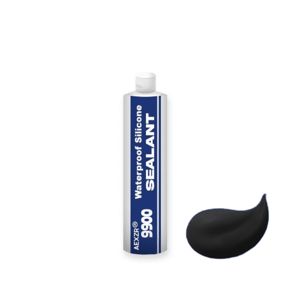 All-Purpose Super-Bonding Structural Sealant - Watertight Bonding and Sealing - UV Resistant, Above & Below Waterline- for Boats, Hulls, Decks & RVs,Pond Sealant-Black 10.1 oz