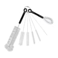 thumbnail image 2 of Juego de 7 cepillos para botellas reutilizables para vasos y botellas, prácticos, multiusos, fáciles de usar, ergonómicos, para limpiar botellas de, 2 of 9