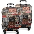 thumbnail image 1 of Travel Luggage Cover Suitcase Protector Fits 18-32 Inch Luggage Wheel Covers Patterned Travel Related Items Flower Luggage Protector Elastic Luggage Anti-scratch Suitcase Cover XL, 1 of 5