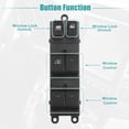 thumbnail image 4 of Unique Bargains Front Left Driver Side Power Window Switch Fit for Subaru Impreza III Hatchback GR GH G3 2008-2012 Black, 4 of 7