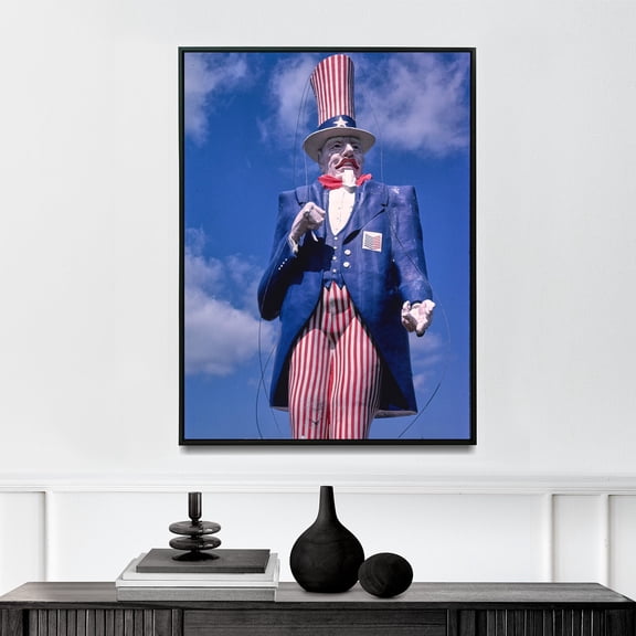 Uncle Sam Fast Food Symbol, Toledo, Ohio - 1987 | John Margolies | Premium Fine Art Print | 20th Century American | Photography | Architecture
