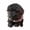 F002- Black, variant on Squeeze Relaxation, 5 Inch Plush Textured White Dog Squeeze Figurine, Poodle Figurine Decor Cute Animal Ornament, Christmas Gift Stocking Stuffer Squeeze, Fun Squeeze Movement to