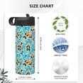 thumbnail image 4 of Daiia Lovely Sea Otters Printed 18oz Sports Insulated Kettle With Straw Water Bottle For Running Hiking Cycling Climbing Mens Woman'S Sports Water Bottle, 4 of 8