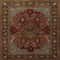 thumbnail image 1 of Ahgly Company Indoor Square Traditional Red Persian Area Rugs, 6' Square, 1 of 6