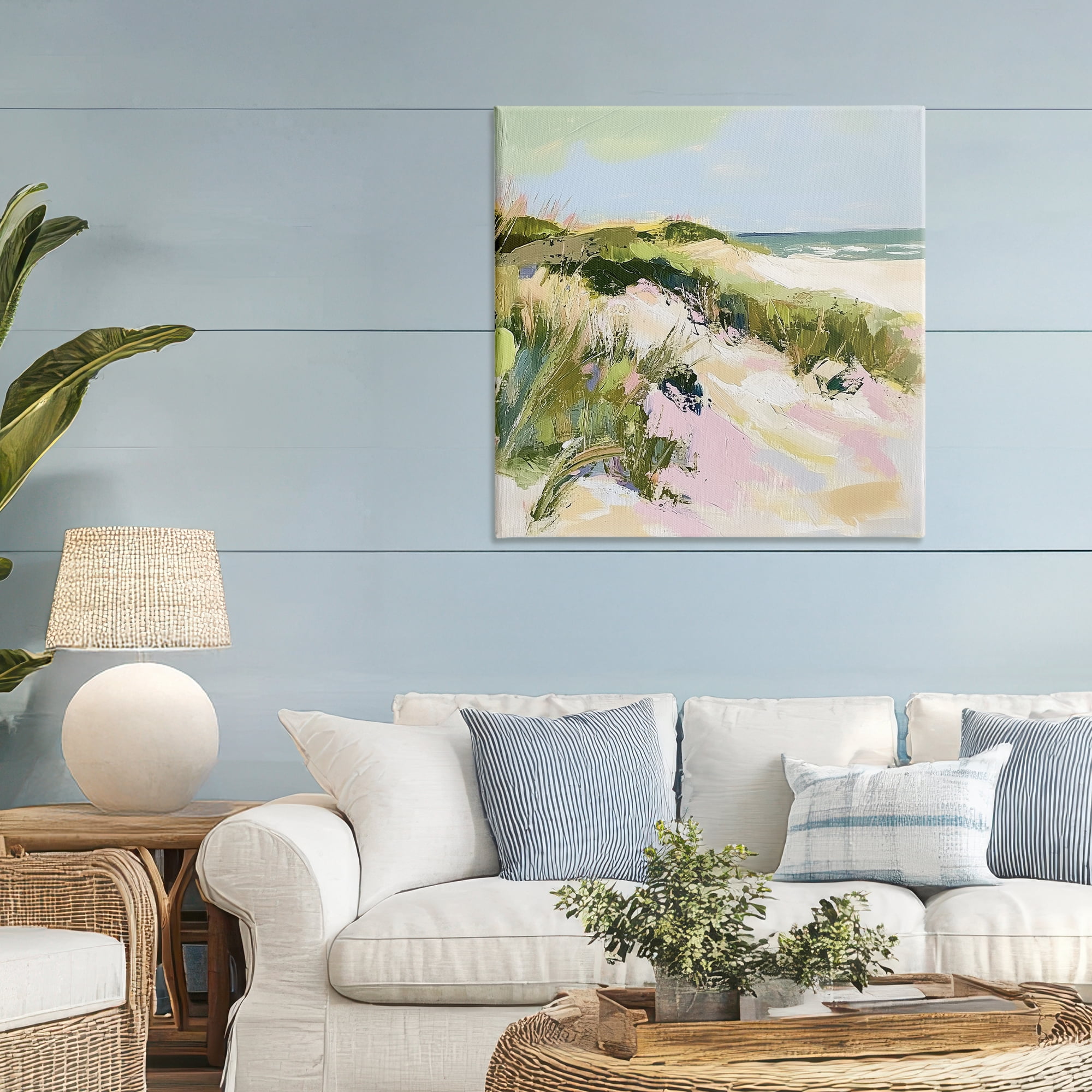 Stupell Industries Pastel Coastal Dunes at Sunrise Canvas Wall Art, design by Heidi Kuntz