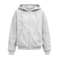 thumbnail image 2 of PFRNLF Zip Up Hoodies for Women Casual Soft Long Sleeve Hooded Sweatshirts with Pockets, 2 of 9