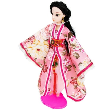 Simulation Doll Adorable Doll Baby Doll Toy Children Birthday Doll With Han Chinese Clothing