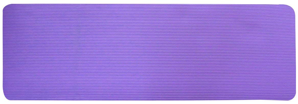 BalanceFrom All-Purpose 1/2 In. High Density Foam Exercise Yoga Mat Anti-Tear with Carrying Strap, Purple - image 2 of 5