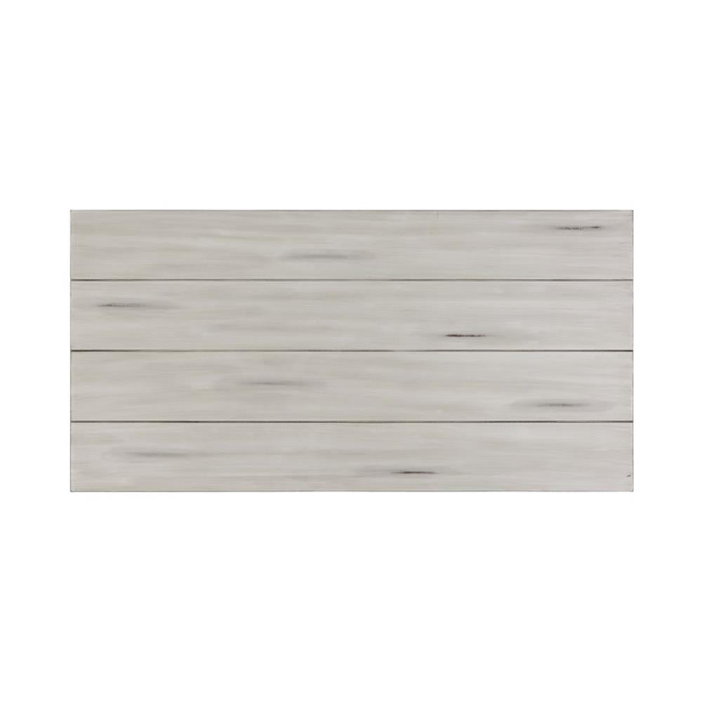 Boraam Jamestown Antique White Coffee Table with Decorative X Base