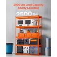 thumbnail image 2 of VEVOR Storage Shelves 5 Tier Adjustable Heavy Duty Garage Shelving Units 2500 lbs, 2 of 9