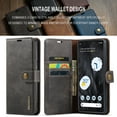 thumbnail image 4 of TECH CIRCLE for Google Pixel 9 Pro/Pixel 9 Case, PU Leather Detachable Vintage Wallet Flip Magnetic Closure Drop Protective Slim Card Holder Phone Cover for Google Pixel 9 Pro/Pixel 9 6.3" 2024,Gray, 4 of 8