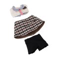 thumbnail image 4 of Conjunto De Ropa Para Muñecas, Top Y Pantalones Cortos, Sombrero De Cubo, Traje De Caballero De Tacto Cómodo Para Muñecas De 17 Cm Para Exposición Informal Para Edades De 3 A, 4 of 7