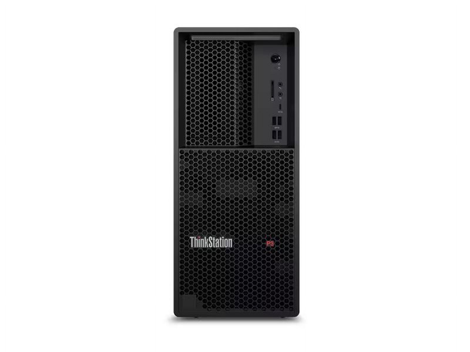 Lenovo ThinkStation P3 30GS002YUS Workstation - Intel Core i9 Tetracosa-core (24 Core) i9-13900 13th Gen 2 GHz - 32 GB DDR5 SDRAM RAM - 1 TB SSD - Tower - Intel W680 Chip - Windows 11 Pro - NVMe Co...