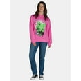 thumbnail image 5 of Nightmare Before Christmas Graphic Hoodie Pullover with Long Sleeves, Women's, 5 of 6
