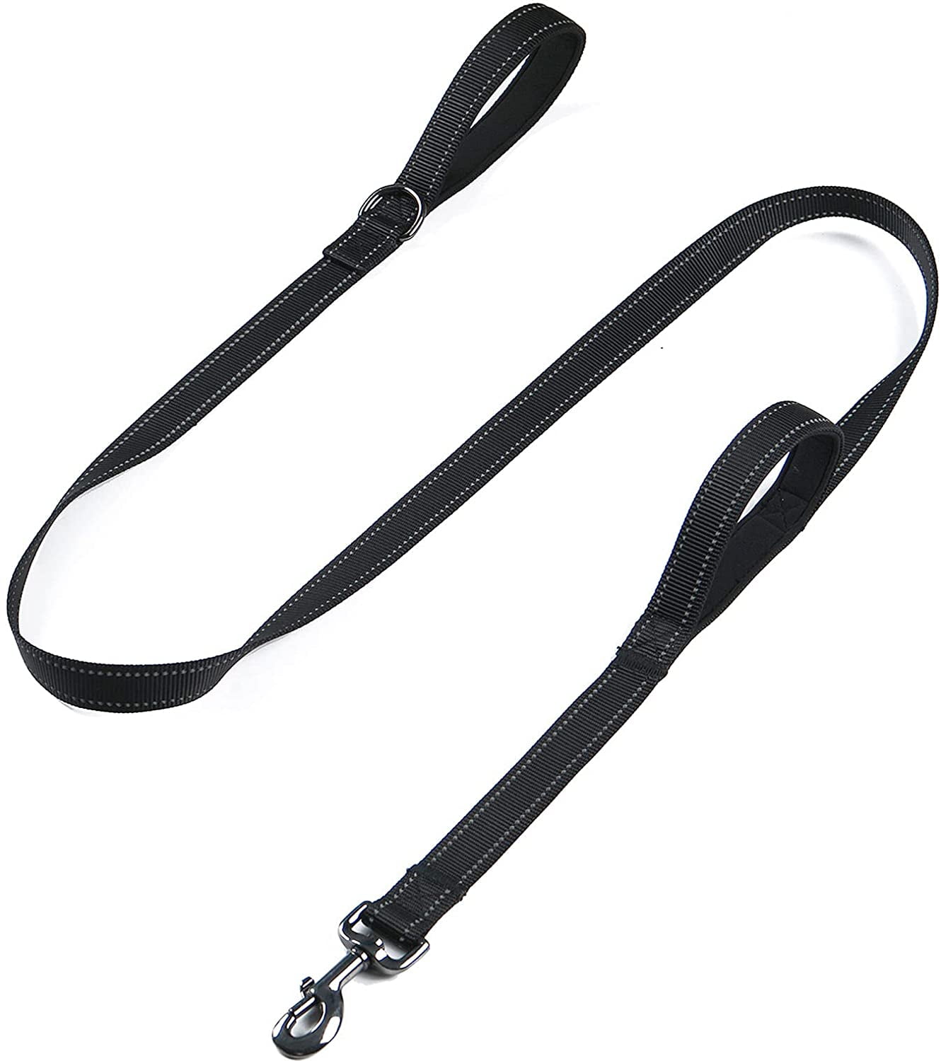 double handle dog leashes