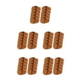 thumbnail image 3 of Thinsony Golf Head Covers PU Portable Protector Travel Athlete Golf for Training Brown Large 10 Pcs 5Set, 3 of 6