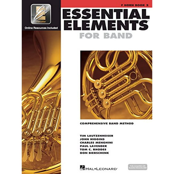 Pre-Owned Essential Elements for Band Book 2 with Eei F Horn Beginner to Intermediate French Horn Sheet Music and Online Resources Hal Leonard Concert Band Meth (Paperback) 0634012959 9780634012952