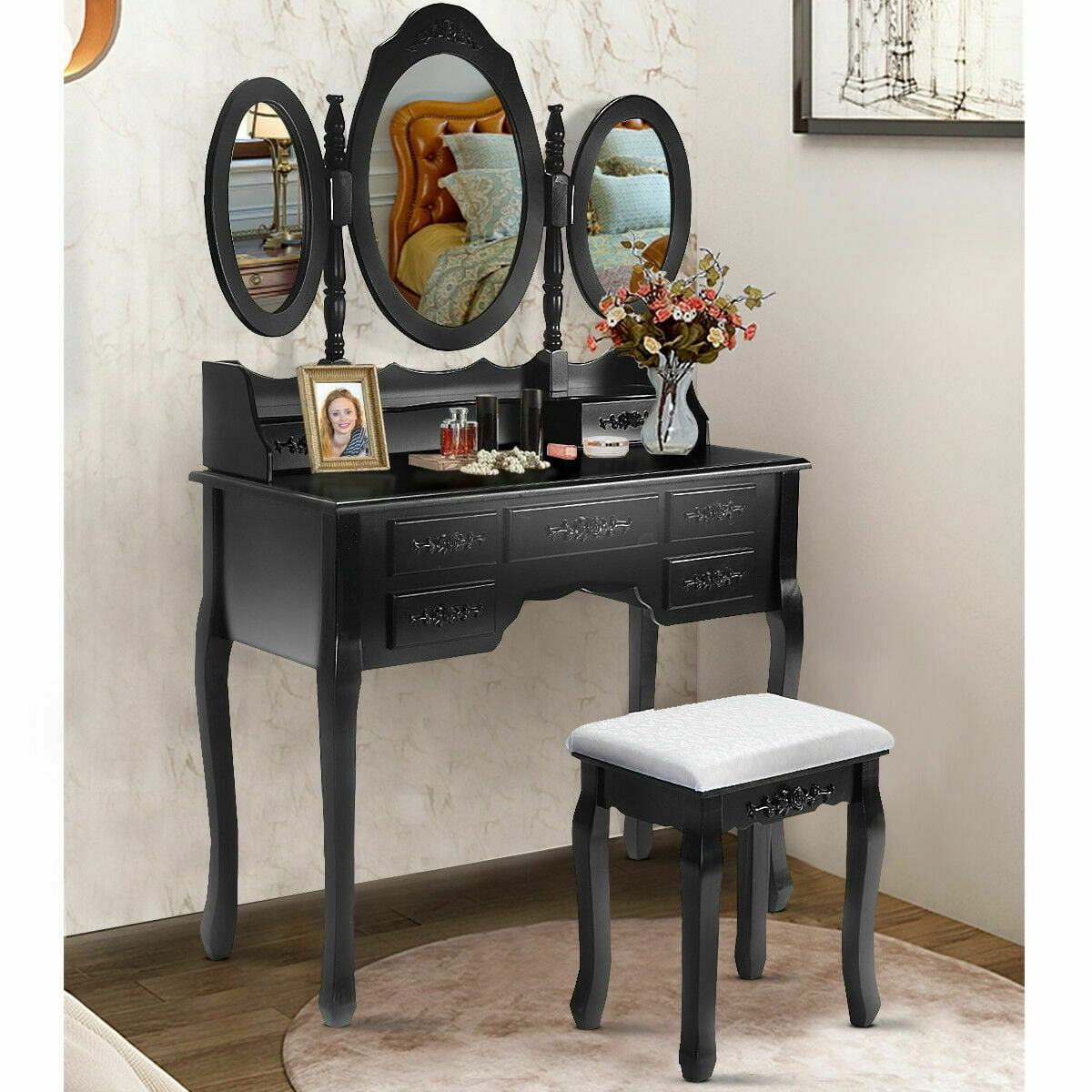 vanity table with lights makeup for bedroom