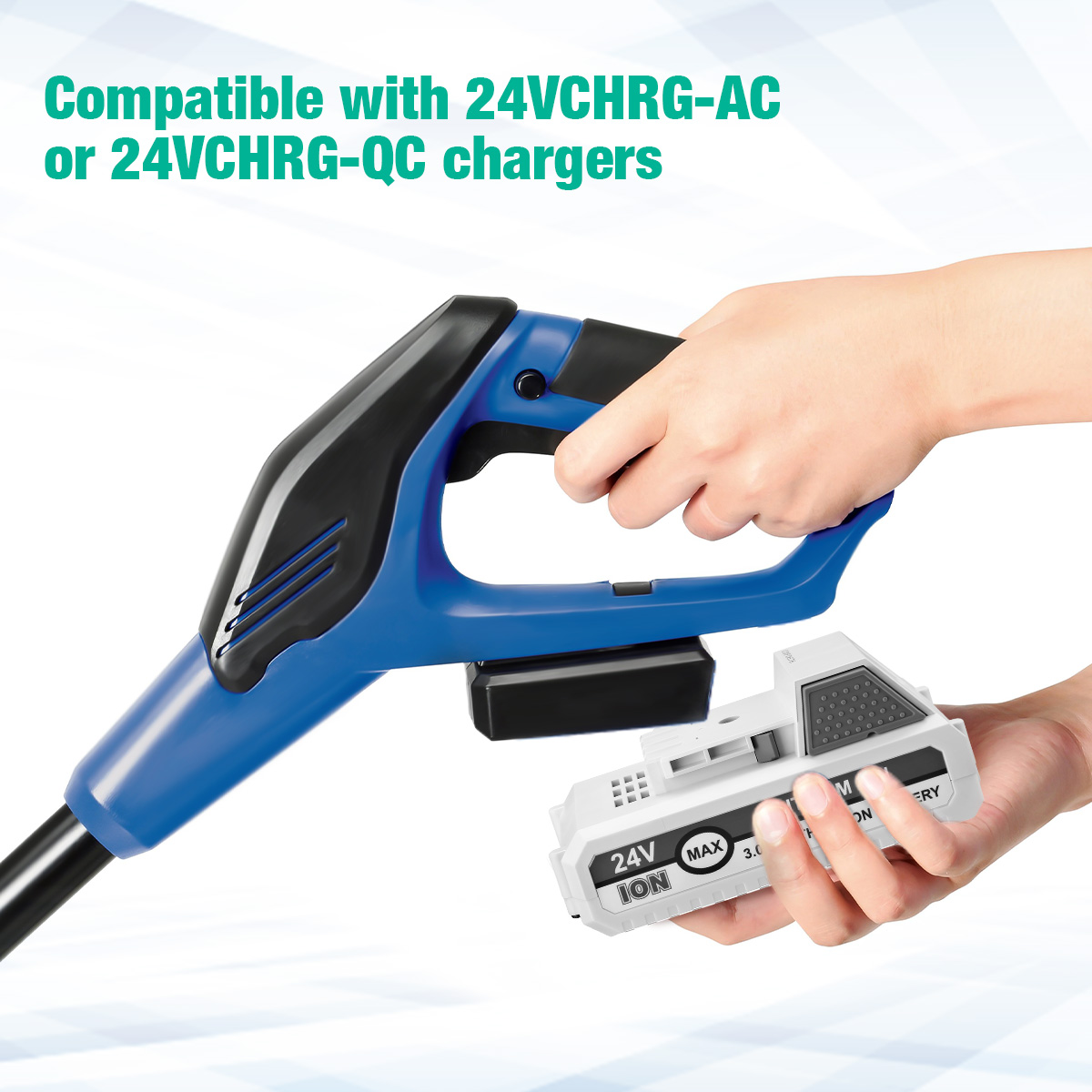 3.0Ah 24V Replace for Snow Joe+Sun Joe 24 Volts Battery Series 24BAT-LTX/LTW/LTE/LT/XR Pro
