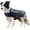 Grey, variant on Coyote Vest for Small Dogs, Removable Spikes Hawk Predator Harness, Anti-Bite Wildlife Protection, Adjustable Lightweight Breathable Safety Gear for Outdoor Walking (Grey XS)