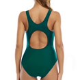thumbnail image 3 of Women‘s Sport One Piece Swimsuit Push Up Monokini Tummy Control Color Block Swimwear Bathing Suits, 3 of 4