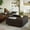 Espresso Black, variant on GUNAITO Lift Top Coffee Table with Storage, Square coffee table and modern Farmhouse Center Table for Living Room, Natural wood color