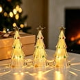 thumbnail image 4 of Christmas Tree Plastic Decorative LED Light - Battery Operated Glowing Holiday Tabletop Lighted Ornament, Xmas Tree Night Light for Indoor Decor, 4 of 8