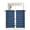 Blue, variant on Brown Buffalo Plaid Tier Curtains 24 Inch Length,Sheer Curtains for Bedroom Living Room Window Vintage Classic Striped Gingham Rod Pocket Drapes Kitchen Curtains Small Half Window 27.5"x24" 2 Panels