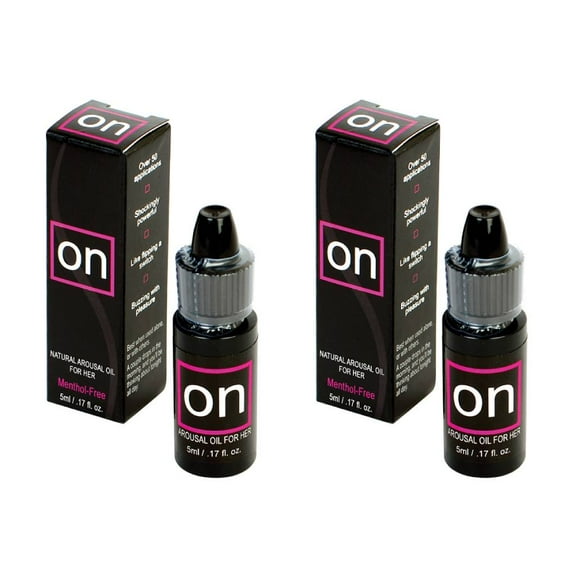 Sensuva ON Original Natural Arousal Oil for Her 5ml - Pack of 2