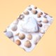 thumbnail image 5 of Felpudo antideslizante con temática de playa, grueso, para baño, cocina y sala de estar (piedra en forma de corazón), 5 of 7